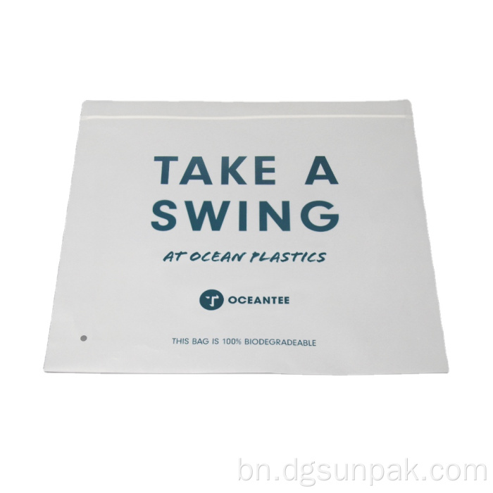 ইকো ফ্রেন্ডলি জিপার জামাকাপড় প্যাকেজিং ফ্রস্টেড জিপলক ব্যাগ